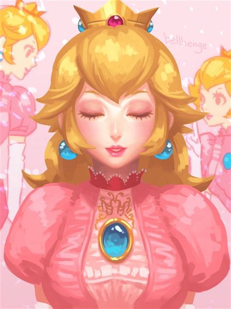 Princess Peach Super Mario Bros Mobile Wallpaper By Bellhenge
