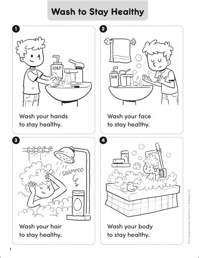 Healthy Habits Activity For Grade 1 Healthy Habits Worksheet For