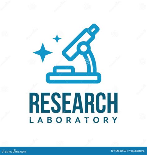 Research Laboratory Logo Symbol Icon Stock Vector Illustration Of