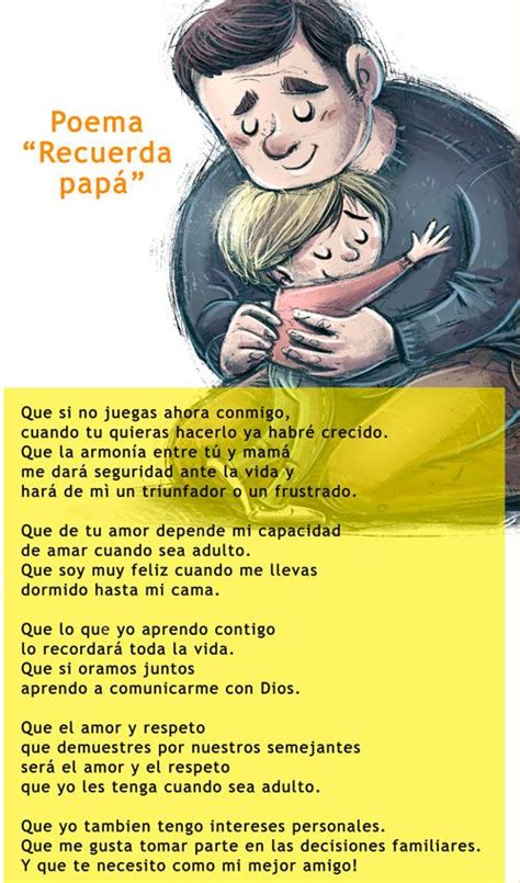 10 Poemas Para Felicitar A Papá Por El Día Del Padre Felicitar A Papa