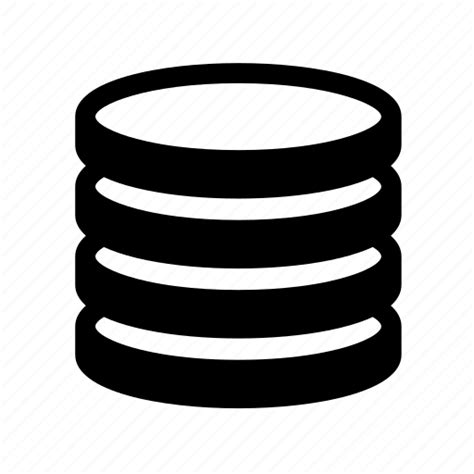 Big Data Database Storage Icon