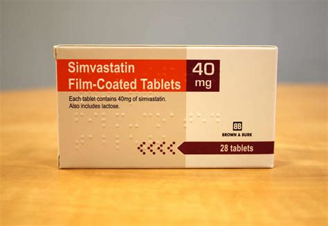 Simvastatin Tablets Brown And Burk