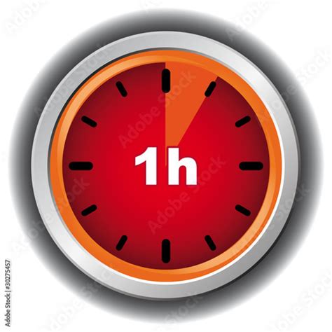 1 Hour Icon Stock Image And Royalty Free Vector Files On