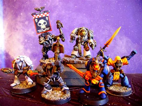 Classic Out Of Production Rogue Trader Space Marines Space Marine Command Gallery