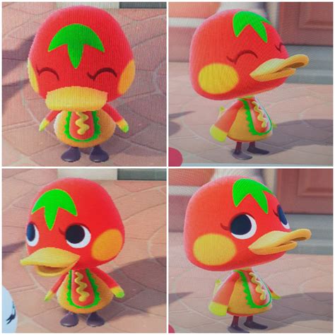I have been gifting my villagers a few outfits now. I gave Ketchup a hotdog costume. My life is now complete ...