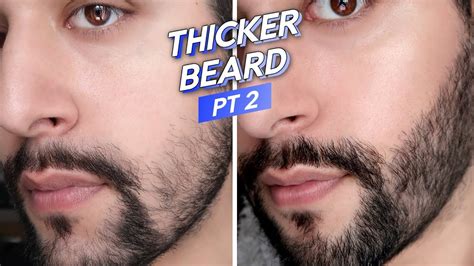 thicker beard experiment pt 2 fix fill in a patchy beard patchy beard solution james