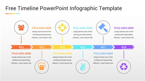 Timeline Infographic Template Free Download