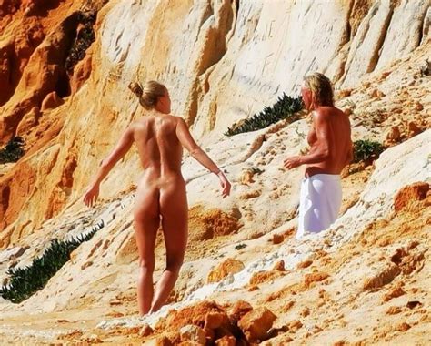 German Milf Naked On The Fkk Beach In Portugal 14 Pics Xhamster