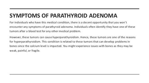 Parathyroid Adenoma Symptoms And Treatmentpdf