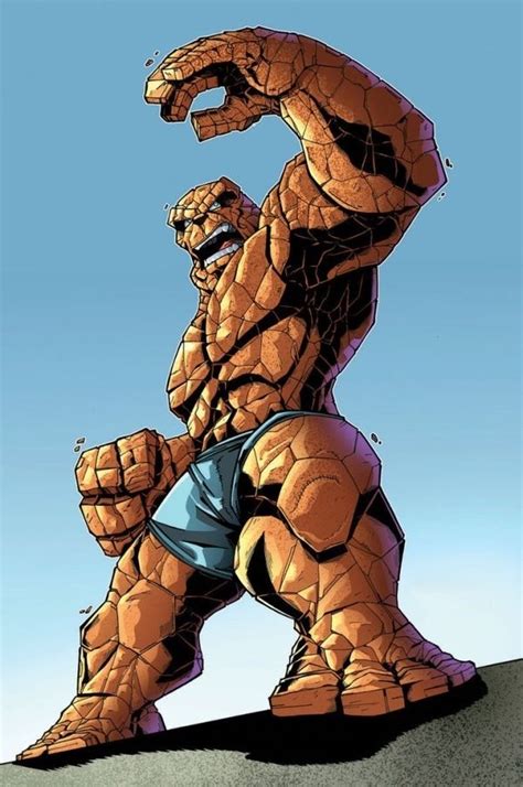 The Thing Ben Grimm Fantastic Four Marvel Comic Book Heroes