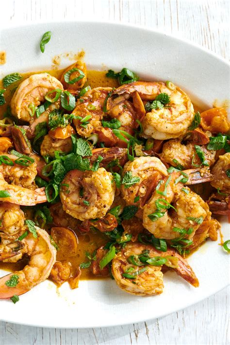 These are brownies like you've never had before. Spiced Ginger Shrimp With Burst Tomatoes Recipe | Recipe ...