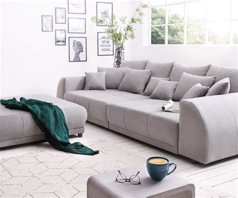 Browse through an unparalleled variety of sofa lilas in fresh and unpredictable styles, and choose from trendy items or classic pieces. 526cbb2da044a Big Sofa Grau Schlaf 2 Sitzer Mit ...