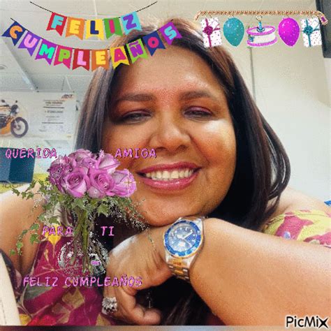 Feliz cumpleaños amiga Martha GIF animado gratis PicMix