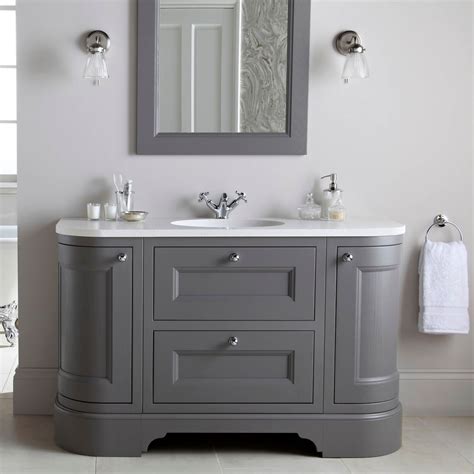 Some bathrooms are relaxing spaces. Burbidge Tetbury 1340mm Curved Vanity Unit & Worktop With ...