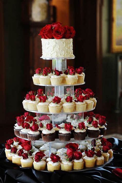 Wedding Cake Design With Cupcakes Allope Recipes