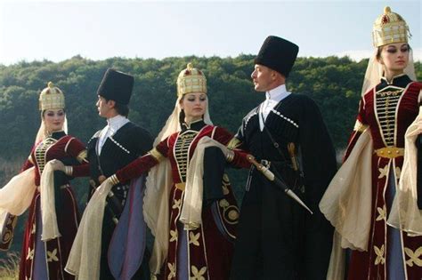 Circassian Turkish People Regalia Caucasian Georgian Folk Art