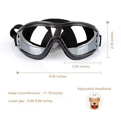 Nvted Dog Sunglasses Dog Goggles Uv Protection Windproof Dustproof
