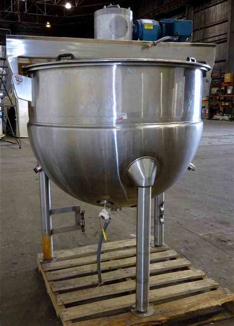 250 Gal Trinity Containers Stainless Steel Kettle 13403 New Used