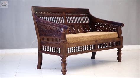 We provide original teak wood sofa set including single seater sofa, 3 seater sofa and 5 seater sofa. 2 Seater Sofa - Shop Alanis 2 Seater Wooden Sofa online in ...