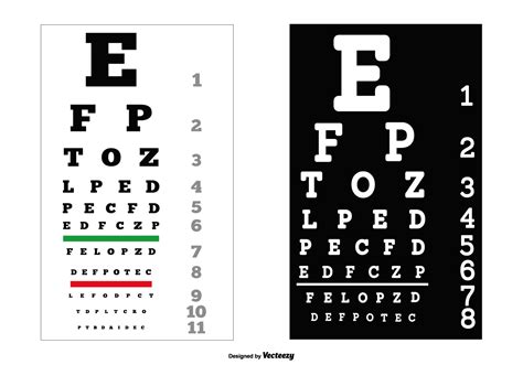 Eye Chart Vector Art Icons And Graphics For Free Download