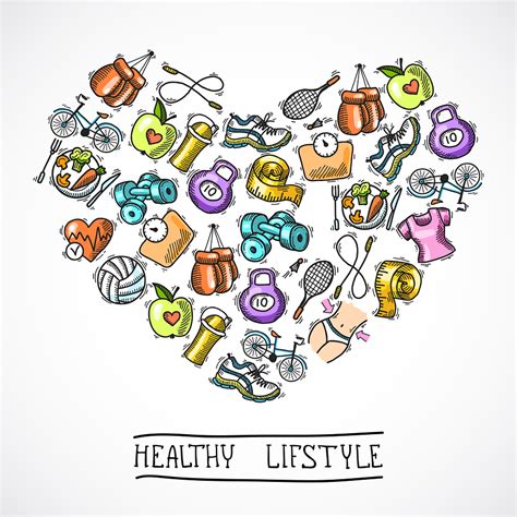 Healthy Lifestyle Physical Fitness Poster Making Drawing Benefits