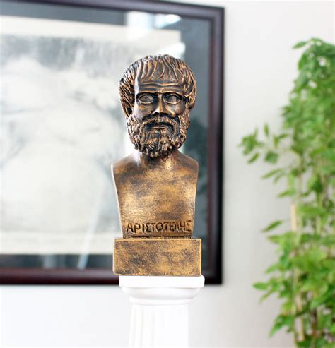 Aristotle Bust Bronze Finish Bust Head Greek Bust Marble 