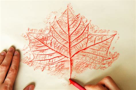 Leaf Rubbings Kids Crafts Fun Craft Ideas