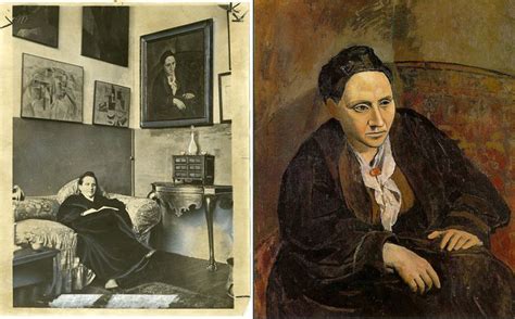 Gertrude Stein And Her Portrait Pablo Picasso 1906 Cuadros De
