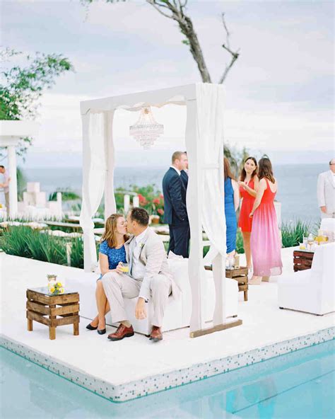 30 Fun Ideas For A Poolside Wedding Martha Stewart Weddings