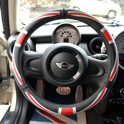 Mini Steering Wheel Cover 1x Classic Car Styling 38cm