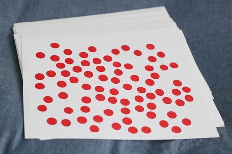 Red Dots Math Flashcards Glenn Doman Pdf File Number Etsy Canada