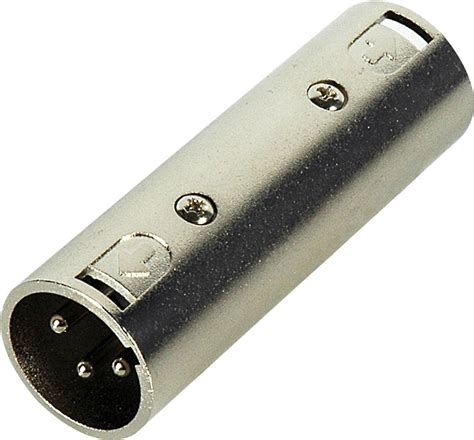 Connectronics Xlr Male To Male Barrel Adapter