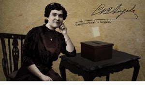 Cresceu num ambiente familiar liberal. Carolina Beatriz Ângelo (1878 - 1911) - Jornal Tornado