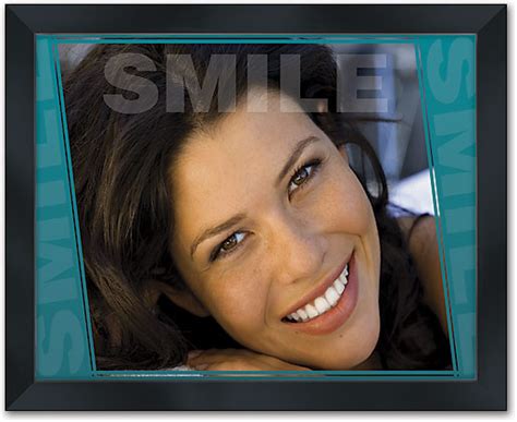 Teal Smile Brunette Wall Art Smartpractice Dental