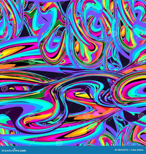 Crazy Seamless Pattern 1 Stock Illustration Image Of Illusion 68453476
