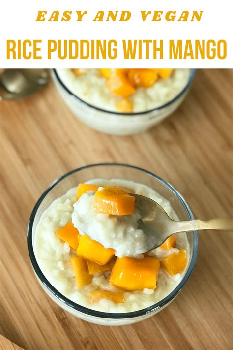 Rice Pudding With Mango • Simple Sumptuous Cooking