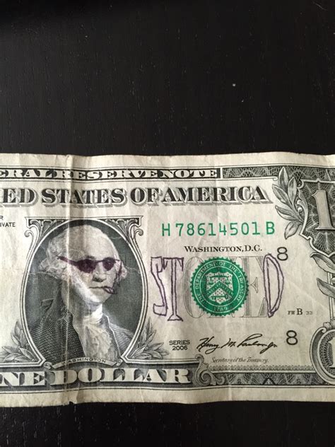 The New One Dollar Bill Rfunny