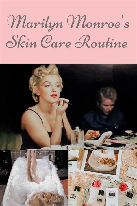Marilyn Monroe S Entire Skin Care Routine From Revealed Skin Care Routine Skin Care