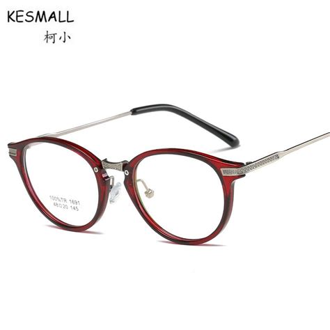 kesmall 2018 new prescription glasses men optical spectacle frame with myopia lens women
