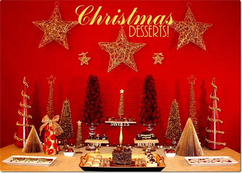 Gold And Cranberry Christmas Dessert Table Pizzazzerie