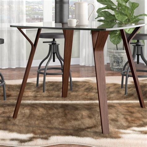 With some basic woodworking skills, this modern patio table can be built for $200 to $300, depending on the types of legs you choose. Thornton Mid-Century Modern Dining Table | Midcentury ...