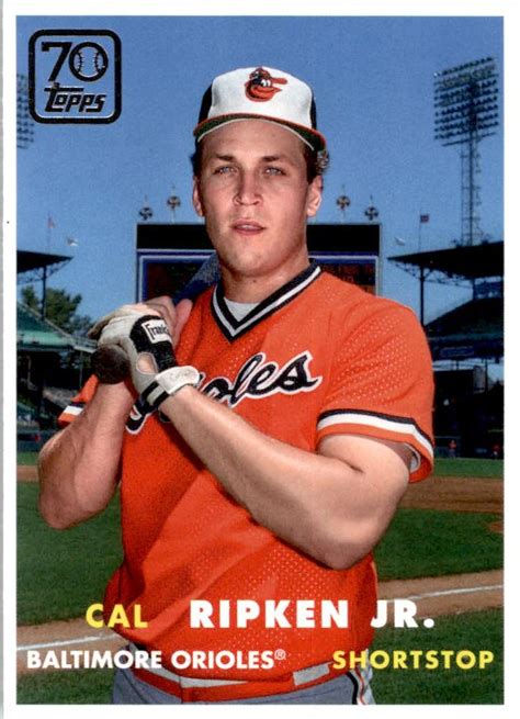 2021 Topps 70 Years Of Topps Baseball 70yt 7 Cal Ripken Jr
