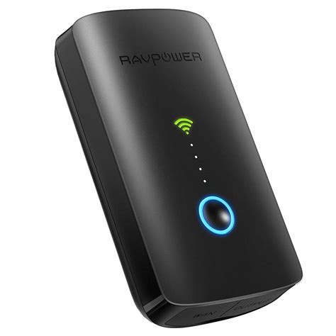 RAVPower Filehub Router Portátil WiFi Amplificador Repetidor WiFi Lector de SD Disco Duro