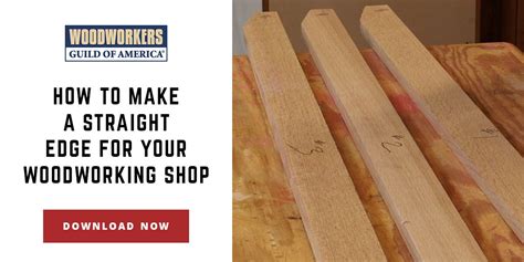 Woodworkers Guild Of America How To Make A Straight Line Jig Milled