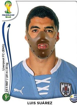 One solution for the suarez bite! Luis Suarez parodied as Jaws, Dracula and Hannibal as ...