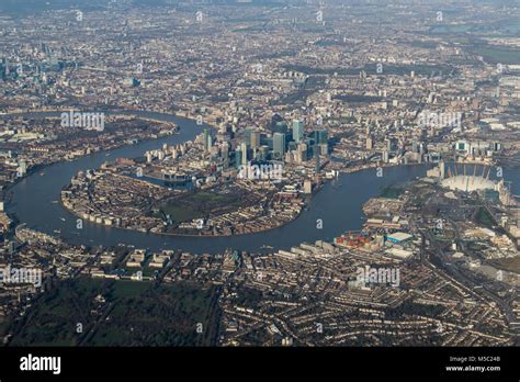 London Aerial View From Canary Wharf Hi Res Stock Photography And