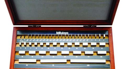 mitutoyo series 516 metric inch rectangular gauge block sets