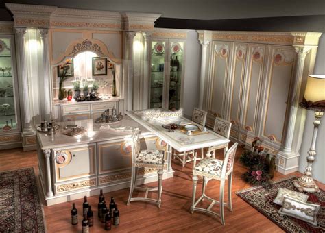 Calming cool colors evoke serenity in this kitchen by australian design firm brett mickan interior design. Kitchen interiors in classic style