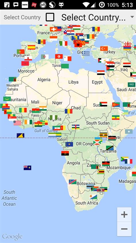 National flags of all 197 independent countries of the world represented in alphabetical order. All Country Flags In Map for Android - APK Download
