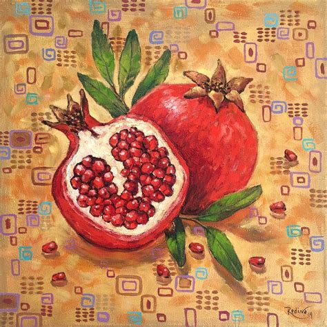 Buy Pomegranates Oil Painting By Irina Redine On Artfinder Discover